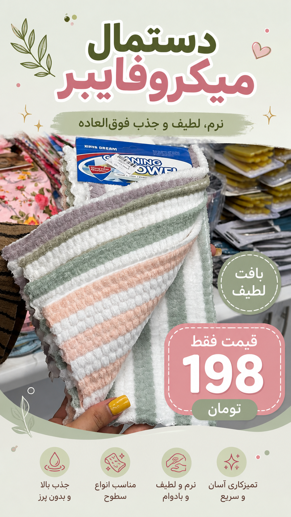 دستمال آشپزخانه